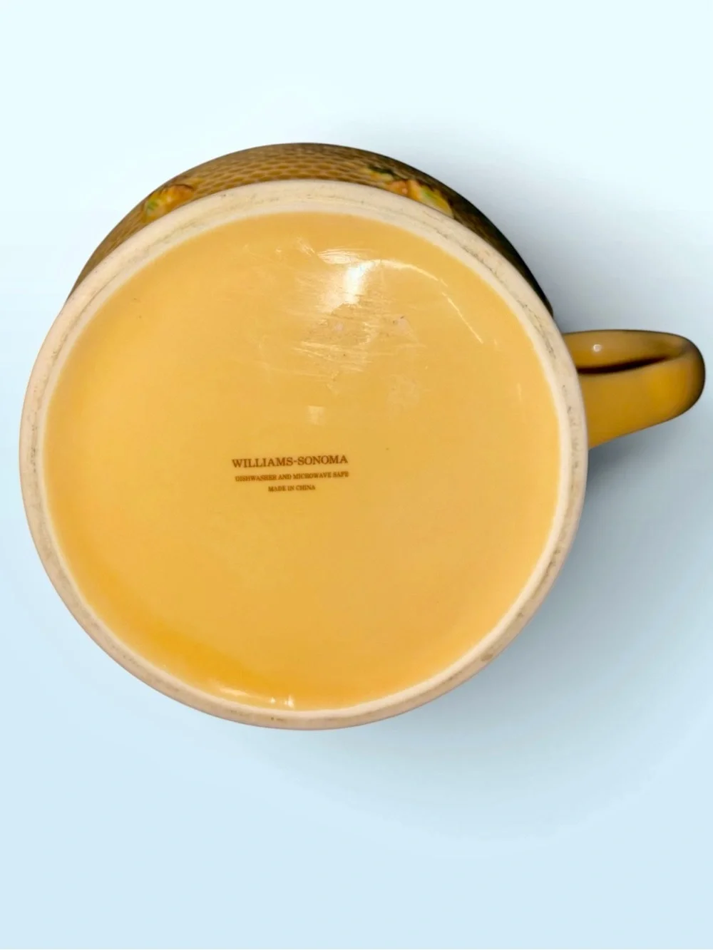 Williams Sonoma Honeybee Honeycomb Retired Ceramic Pitcher MSRP $145